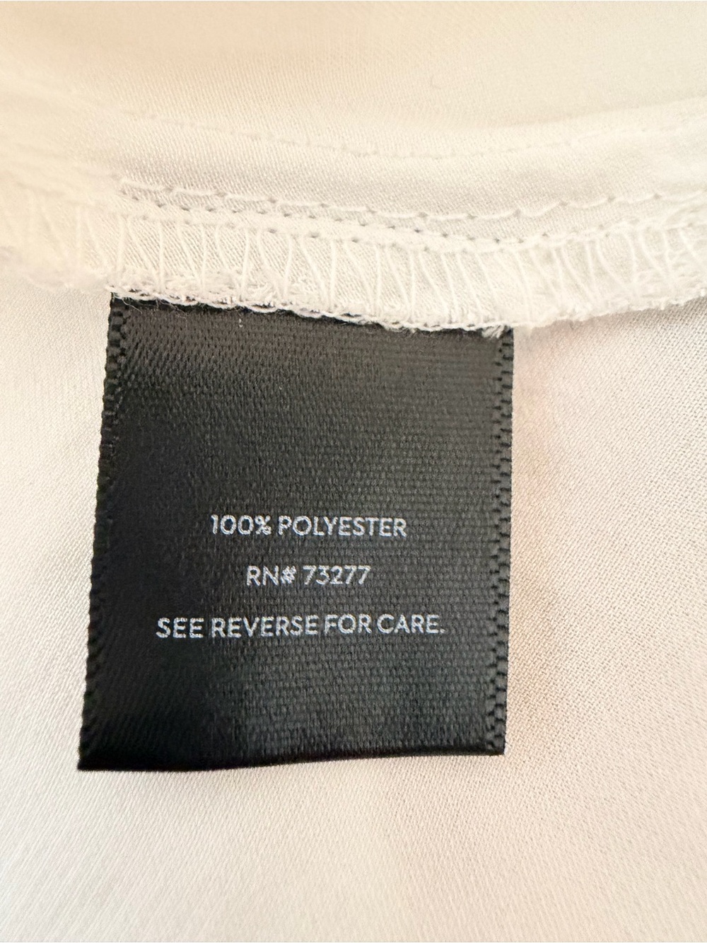 Simply Vera Vera Wang White Layered V-Neck Sleeveless Blouse - Picture 6 of 6